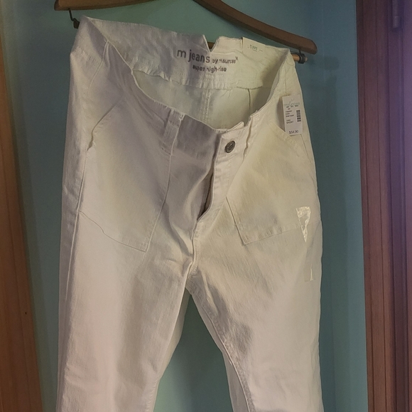 Maurices white flare Jeans size 18w short - Picture 1 of 4